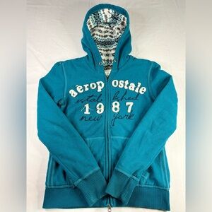 Women’s Y2K Aeropostale New York Distressed Zip up | $25